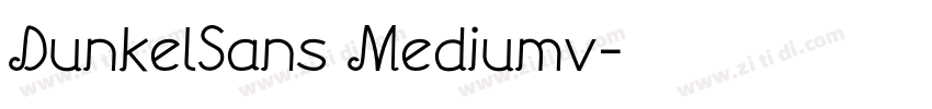DunkelSans Mediumv字体转换
